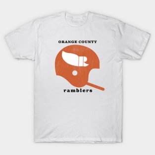 Defunct Orange County Ramblers CFL Football 1967 T-Shirt